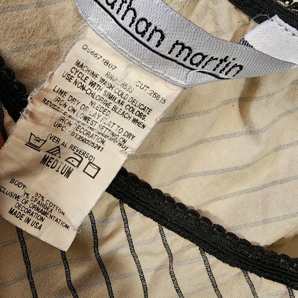 Jonathan Martin Cream A-Line Knee-Length Skirt - Picture 7 of 8